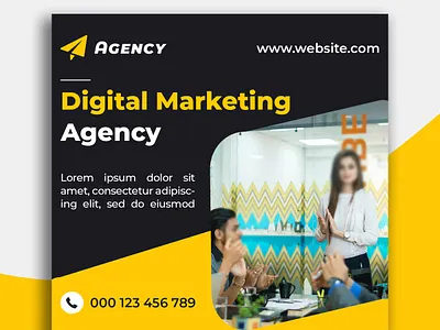 Digital marketing social media post banner Design banner banners branding corporate design creative design design graphic design illustration social media post ui web banner