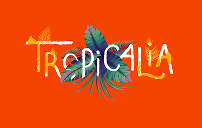 Tropicalia Homepage Mockup branding briefbox design tropicalia ui website