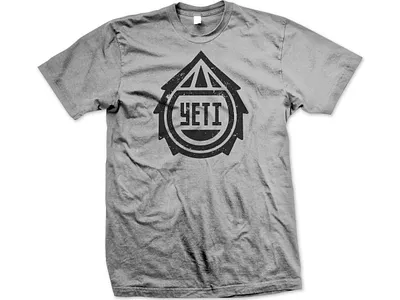 Logos look cooler on a shirt :) apparel branding branding design footprint identity logo logo design sasquatch shirt design t shirt yeti