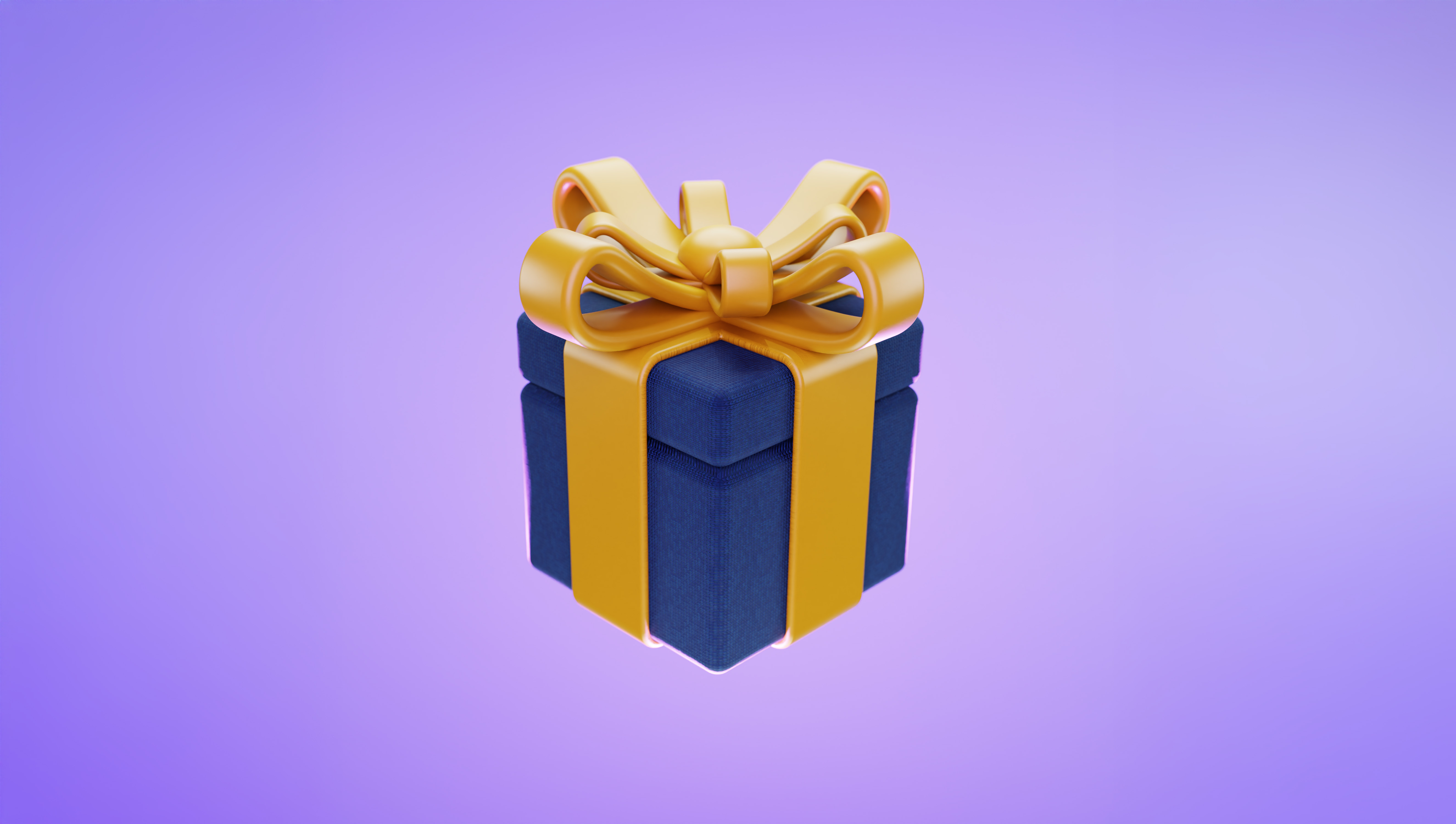 Cute 3D gift box icon 3d design 3d icon 3d modelling blender blender 3d icon box cute 3d icon fabric texture gift gift box icon giftbox