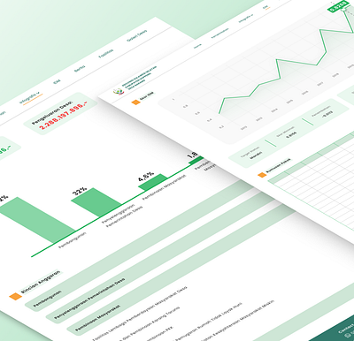 Website Profil Desa PT. Digital Desa Indonesia branding design ui uiux ux web design