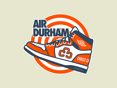 Air Durham air durham air jordan basketball basketball shoe basketball shoes church church league city durham illustration magnet shoe shoes sneakers sticker