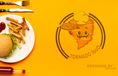 TornadoFood Logo branding design graphic design illustration logo typography ui vector