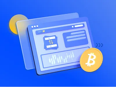Crypto Exchange's Blog Illustrations 3d arnold design fluent illustration maya ui