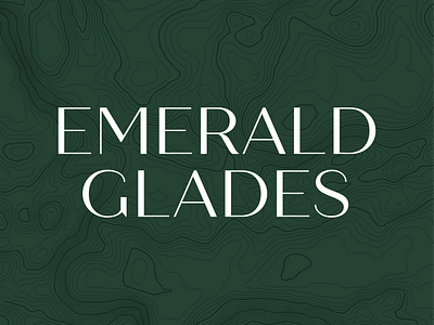 Emerald Glades Logo branding community design graphic design home builder illustration logo neighborhood