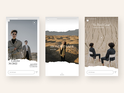 Social Media Design - Instagram Stories ad design ads art direction branding campaign design figma instagram instagram stories layout layout design minimal minimalist modern photography social ads social media social media design template typhography