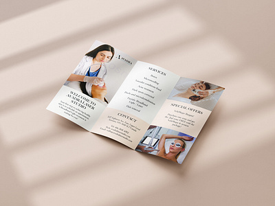 Trifold Brochure beauty design branding brochure brochure design clean design company brochure company design company flyer corporate flyer design flyer flyer design graphic design trifold brodhure typography