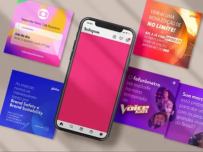 REPORTS + POSTS NEGÓCIOS GLOBO animation branding graphic design infographics instagram motion graphics reports social media whatsapp