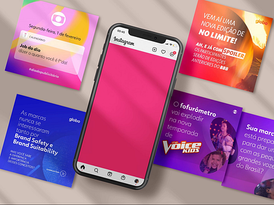 REPORTS + POSTS NEGÓCIOS GLOBO animation branding graphic design infographics instagram motion graphics reports social media whatsapp