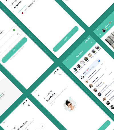Digio Chat app design mobile app experience product design ui ui des ux