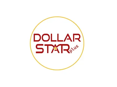logo dollar star design