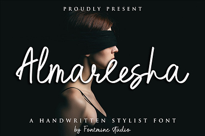 Almareesha - Handwritten Stylist Font design font fonts handlettered script fonts signature font