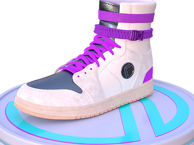 The Roobinium XX Model Animated 3D Nft Sneakers 3d 80s animation art blockchain branding collection creative crypto cyberpunk fashion futuristic game hitech meta metaverse motion graphics nft sneakers utopia