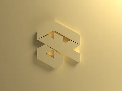 Gold BR Logo 3d branding custom design gold graphic design logo vector