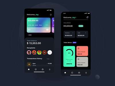 Financial App app banking banking app crypto design financial financial app graphic design interface product ui ux wallet wallet app web