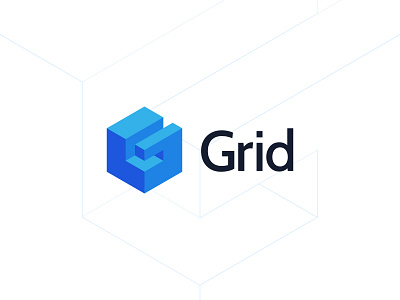 Grid logo redesign blockchain brand branding crypto design finance flat grid identity illustration logo minimal web3