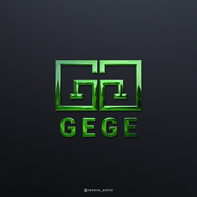 Logo GG 3d branding business company design fashion graphic design icon illustration lenovo estilo logo logotype logotypefashion new logo realestate renovo estilo style typography vector