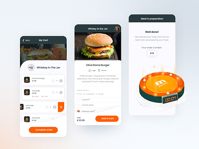 Manu App - part II app dashboard food gromulski ios qr code restaurant ui ux uxui