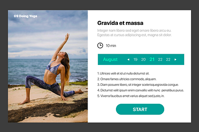 #DailyUI :: 062 Workout of the Day dailyui 062 workout of the day