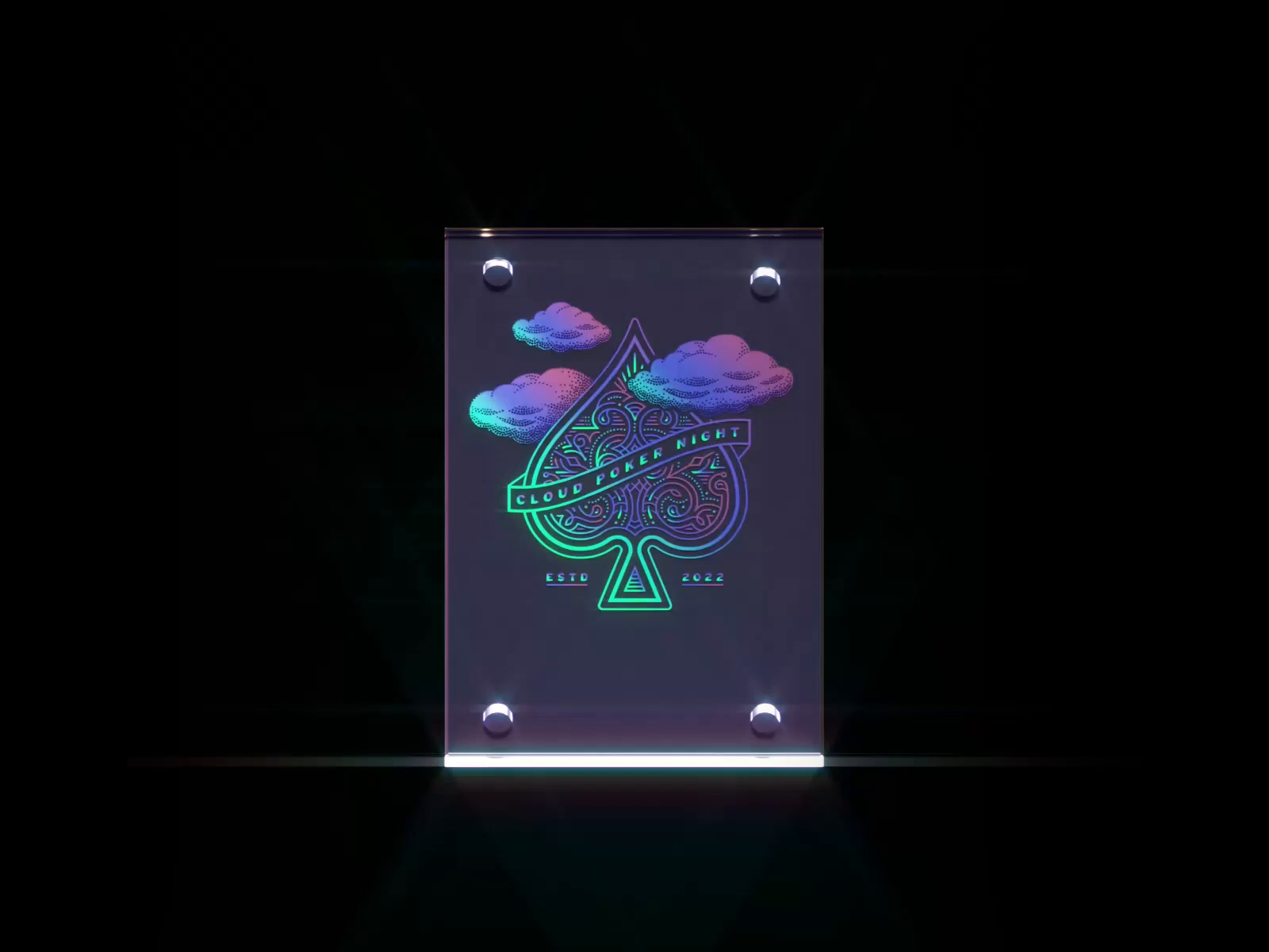 Example of Cloud Poker - Glass Card Exploration