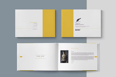 Graphic Design Portfolio Template adobe indesign catalog catalogue clean design design portfolio ebook graphic graphic design illustration indesign letter magazine multipurpose photography portfolio template print printable simple template