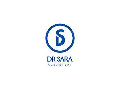Dr Sara Al Basteki branding clean dentist doctor feminine friendly illustration logo minimal personal logo soft
