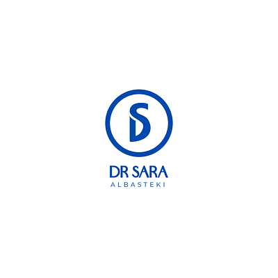 Dr Sara Al Basteki branding clean dentist doctor feminine friendly illustration logo minimal personal logo soft