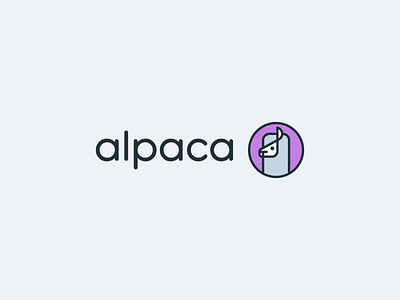 Alpaca alpaca animal app brand brand design branding head logo logo design logotype round service