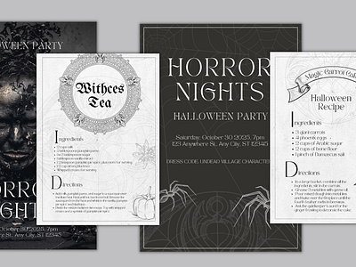 Halloween Edit 9inchideas design elements graphic design graphics halloween halloween logo halloween poster horror illustration logo poster pumpkin spider spooky trick or treat undead witch witchcraft zombie