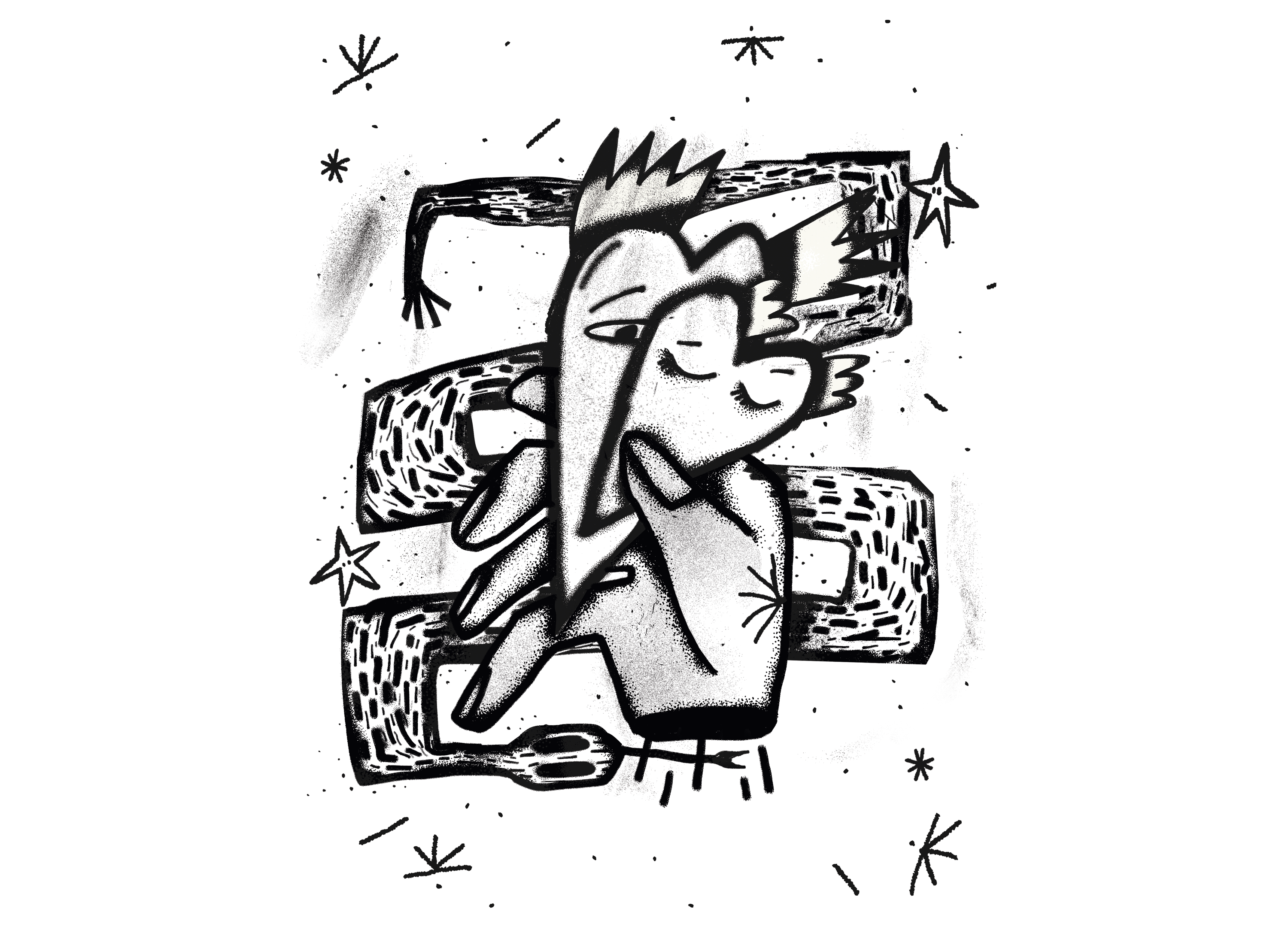 Romantic Rights hearts illustration love procreate texture