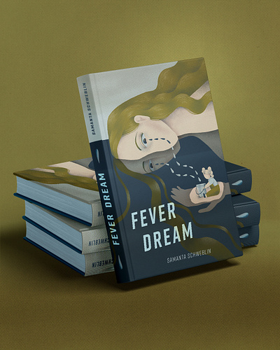 Book Cover - Fever Dream adobe photoshop book book cover design digital illustration editorial hardcover illustration