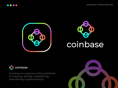 coinbase cryptocurrency logo design concept app icon brand identity branding coin coinbase coinbase logo colorful logo crypto cryptocurrency logo digital currency finance graphic design investment logo logo design logodesign minimal logo minimalist modern logo vector