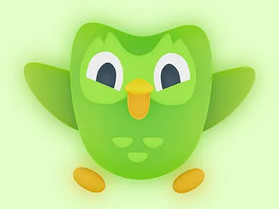 Duo from Duolingo 3d animal blender branding duo duolingo graphic design model owl