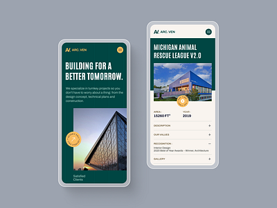 ArcVen - Mobile Responsive architecture architecture website architeture portfolio ios mobile mobile design mobile responsive portfolio proprty real estate responsive responsive website web design website mobile responsive