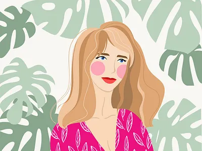 Vector portrait adobe adobe illustration affinity affinity designer ai avatar characters design fashion illustration ipad portrait print procreate self social media vector women