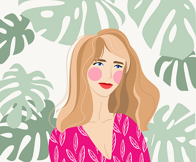 Vector portrait adobe adobe illustration affinity affinity designer ai avatar characters design fashion illustration ipad portrait print procreate self social media vector women