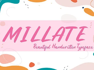 Millate Typeface branding design displayfont font graphic design illustration logo typography ui vector