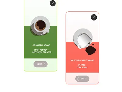 pop-up flash messages adobe adobe illustrator adobe xd app branding design fail figma flat illustration minimal mobilefirst mockup popup retry share succes ui ux vector