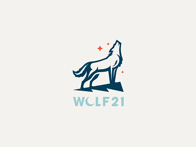 Wolf 21 brand branding energy icon logo logomark logotype sleep veteran veteran owned wellness wolf