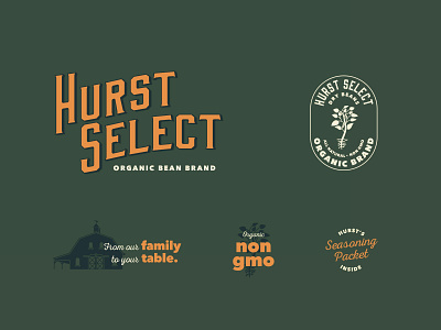 Hurst Select branding design illustration print