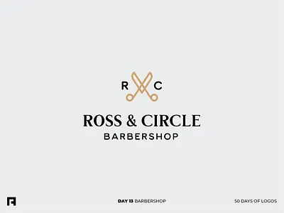 Day 13/50 barber barbershop brand design branding daily logo daily logo challenge flat design hair haircut icon icon design logo logo challenge logo design