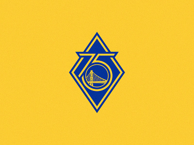 Golden State Warriors 75th Anniversary Logo