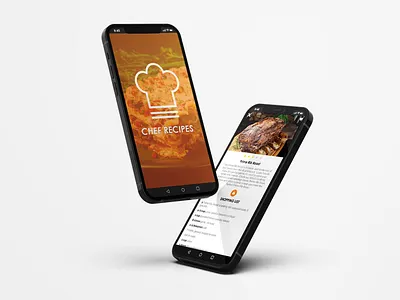 Chef Recipes App Design app design ui ux