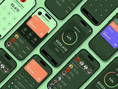 Finance Mobile App Design app banking card chart crypto finance ios mobile ui wallet