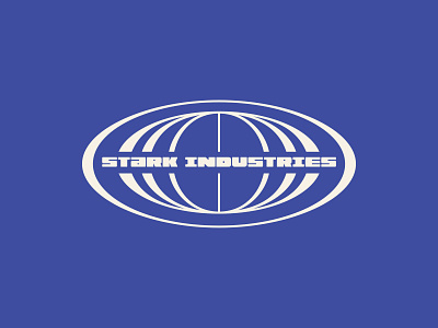 Retro Stark Industries Logo 50s 60s 70s 80s avengers branding globe glyph lettering logo marvel tech techno tony stark typography vintage
