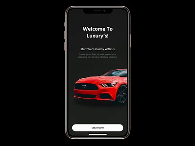 Car Rental App app car car rental cars design luxury mobile prototype rent sports cars ui ux video