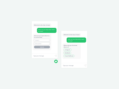 Chatbot UI Design app design ui ux web