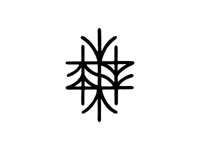 The Local Brood - 'Harmony by Hand' Mark Concept branding design illustration logo