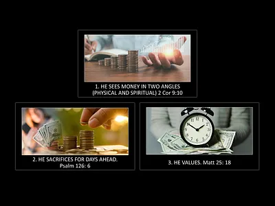 Fruitfulness in Money design graphic design powerpoint presentation slide slide deck typography