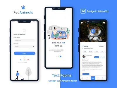 Petyez adoption app app app design app ui hero area design landing page design landing page ui pet adoption pet app pet app ui ux pet application pet ui petyez petyez app ui ui ux design ui design website